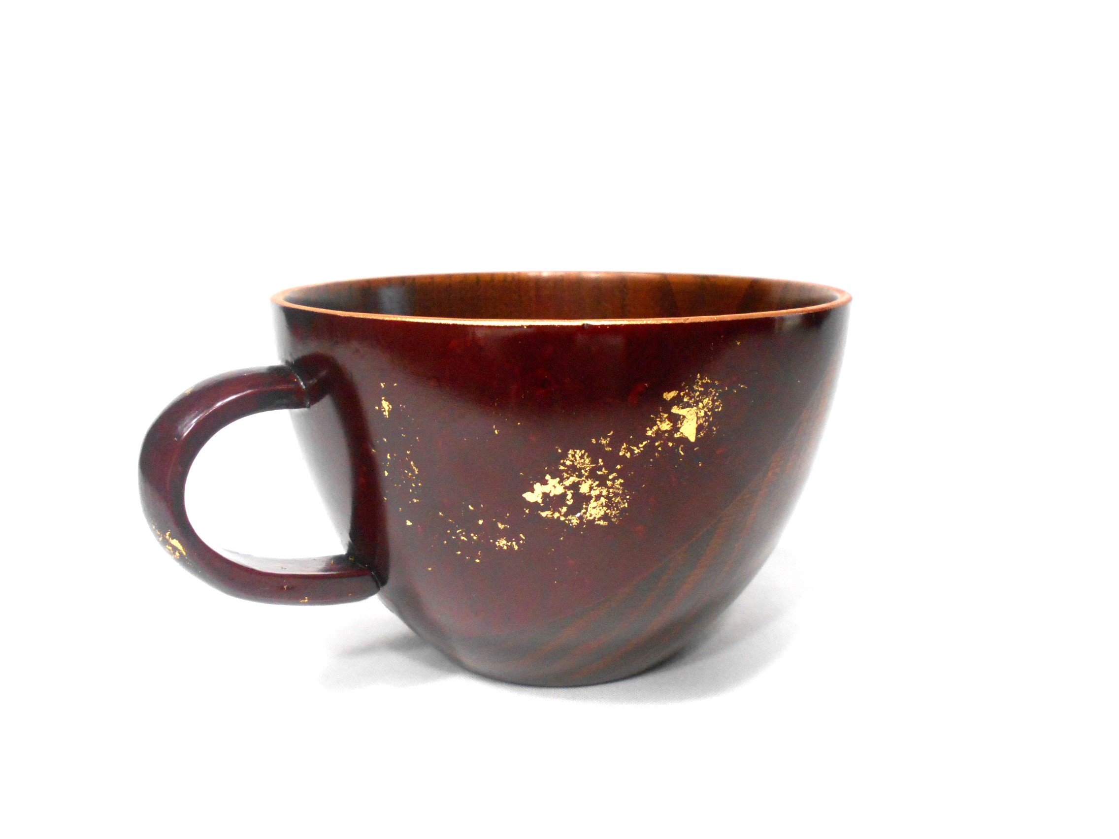 後藤塗象谷塗　金箔スープカップ